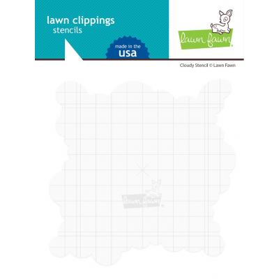 Lawn Fawn Stencil - Cloudy